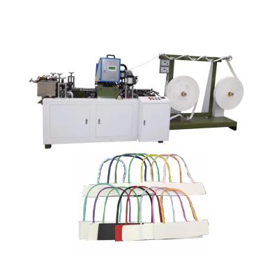 China Factory Production Professional Non Falling Hot-melt Glue Paper Bag Handle Making Machine for sale