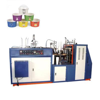 China Fully Automatic Paper Cup Industry Ice Cream Snack Tasting Paper Cup Production Line Making Machine for sale