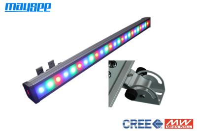 China Waterproof Construído - na unidade RGB arruela da parede Luzes LED 18 Watte Para Cachoeira à venda