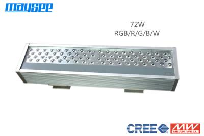 China luz de inundación del RGB LED de la prenda impermeable 72W IP65 al aire libre con el regulador de DMX WIFI en venta