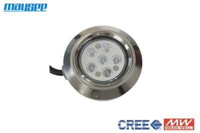 China 6x3w RGB luces subacuáticas LED para barcos con 316 Controlador de acero inoxidable / DMX en venta