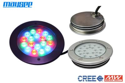 China RGB acero inoxidable DMX subacuáticas Luces LED de la charca con WIFI Control en venta