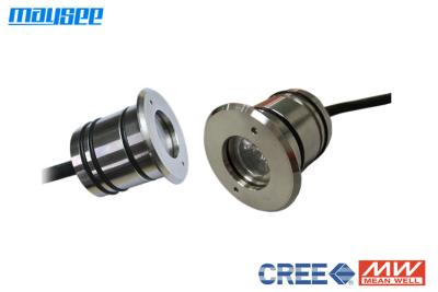 China 1w / 3w 316 Edelstahl Mini Embedded LED Laderampe beleuchtet Unterwasser zu verkaufen