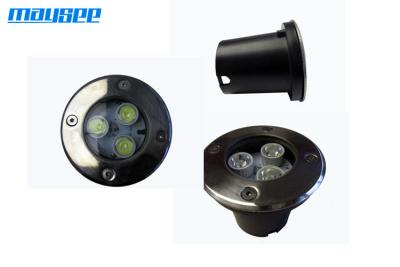 China High Power Ronde LED Inground Pool Lights 3x1w met roestvrij stalen Top Cover Te koop