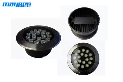 China Verzonken Aluminium RGB 18x1w LED Underground Lights Anti Dust Voor Garden Te koop