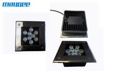 China Alta Plaza brillante 9x1w Embedded RGB LED enterradas luces para exterior en venta