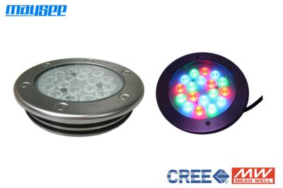 China La piscina subacuática de Dmx llevó poder más elevado de las luces 54w 25 grados en venta