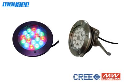 China 54 vatios Rgb sumergible llevaron el color claro de la piscina que cambiaba por el control de Dmx en venta