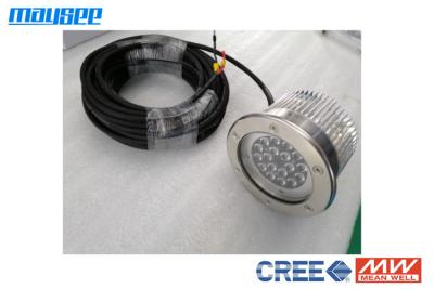 China luz de inundação de aço inoxidável IP68 do diodo emissor de luz de 18W 2400lm impermeável com o dissipador de calor para o barco à venda