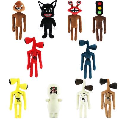 China New Arrival Black Siren Eco-friendly Material Head Plush Doll Cartoon Animation Twist Shape Horror Character Figures Sirenhead Plush Soft Toy for sale