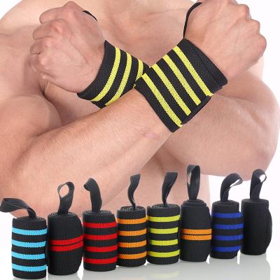 China Professional Breathable Adjustable Elasticity Quality Fitness Wrist Support Brace Gym Weightlifting Wrist Wraps for Powerlifting, Strength Training, Bodybuilding for sale