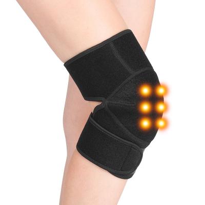 China Adjustable Nano Breathable Self-heating Heater Protective Knee Pad Tourmaline Elasticity DIDAO Magnetic Therapy Knee Brace For Arthritis for sale