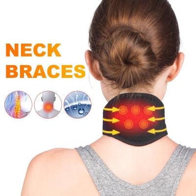 China Decrease Inflammation and Swelling Tourmaline Self Heating Magnet Neck Protective Wrap Magnetic Neck Brace for Neck Pain for sale