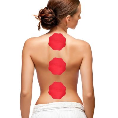 China 2021 New Self Tourmaline 200 Times Reusable Far Infrared Silicone Pain Relief Patch Heating Stickers for Neck, Shoulder, Back, Lumbar, Leg for sale