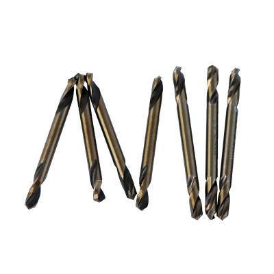 China YIWU Stainless Steel Double Head Twist Drill Metal Cobalt Custom Special Two End Drill Bits 2.8 3.0 4.2 5.2 6mm for sale