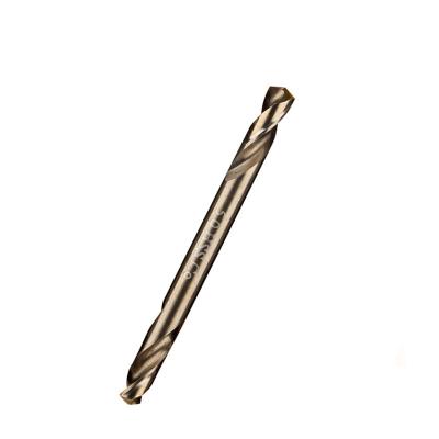 China 6542 Double Metal Twist Drill 6542 Stainless Steel Metal Angle Iron Double Head Special Drill Bit 304 for sale