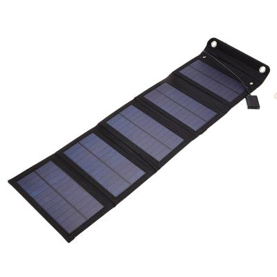 China Portable 15W Solar Panel For Home Use Foldable Sunpower Panel Charger Outdoor Charging To Increase 125mmx125mm for sale