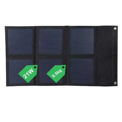 China Outdoor Camping 21W Sunpower Cells Solar Panel Foldable Portable Charger Waterproof Solar Panels 20W 25W 40W for sale