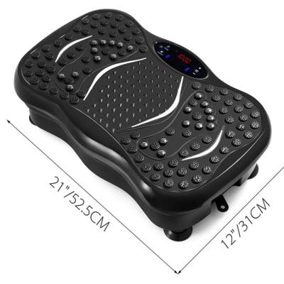 China Home Use Body Vibration Machine Dish Platform Massager Music Abdominal Muscle Trainer Fitness Gym Equipment for sale