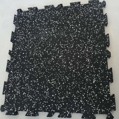 China High Quality Gym Use Non-Toxic Rubber Mat Recycled Gym Flooring Sound Proof Indoor Rubber Flooring Tiles for sale