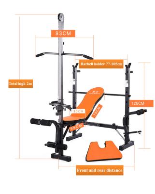 China Modern Cheap Home Gym Multi Fitness Bench Extreme Price Performance Weight Bench With Stand Weightlifting Squat Bench for sale