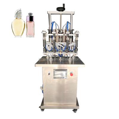 China Good Price Semi Automatic Pneumatic Fragrance Cologne Perfume Liquid Oil Vial Bottle Vacuum Refill Fill Bottling Machine Small for sale