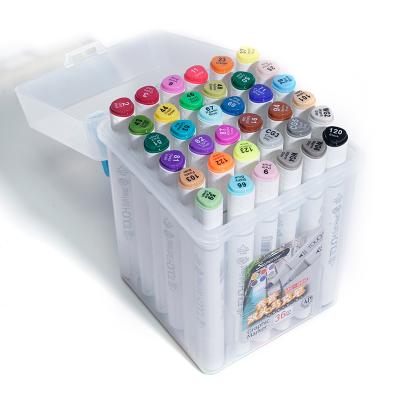 China Promotional Wholesale Wholesale Top Multi Color Marker Pen Alcohol Based Colorful Paint Marker Pen Set for sale