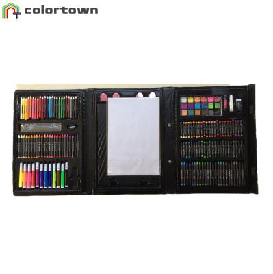 China Super School Children 179 Pcs PVC Triple Folded Box Art Set For Kid's DIY Children Gift Stationery High Quality Non-Toxic Drawing Paint for sale