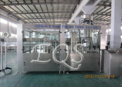 China 3 IN 1 Automatic Water Bottle Filling Machine 20000 Bottles Per Hour CGF40-40-12 for sale