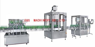 China Máquina de rellenar automática del aceite lubricante de 12 cabezas, empaquetadora del aceite de motor en venta