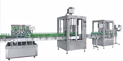 China Tipo linear máquina de relleno 1.5kw del lacre del aceite de motor para 200ml - botella 6000ml en venta