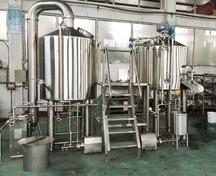 China 600L Brewery Plant Manual Micro Brewing Equipment With Wort Detecting Station for sale