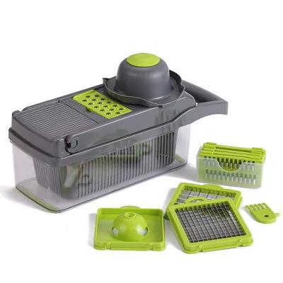 China Sustainable Smile Mom Kitchen Utensils Hand Vegetable Slicer Manual Pull Plastic Chopper Tools SETS Feature Quick Blade for sale