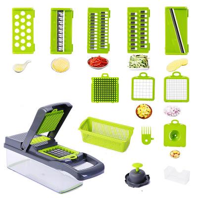 China Viable Home Kitchen Multi-Functional Multi-Functional Dicer Chopper Veggie Fruit Cutter Cutter Tools Food Hand Held Vegetable Cleaver for sale