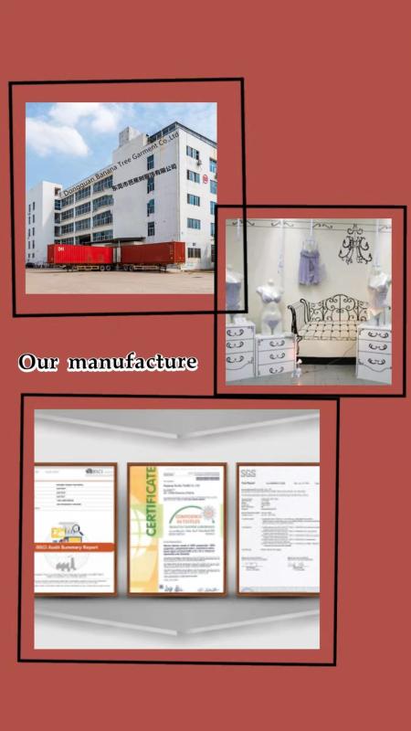 Verified China supplier - Dongguan Banana Tree Garment Co., Ltd.