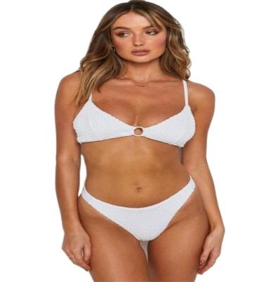 China Plus Size 2021 New Design Swimwear White Tie String Bikini Sexy Women Swimwear for sale