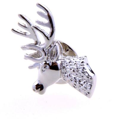 China Wholesale Luxury Custom Made Collar Pin Brooches Festival Christmas Gift Fashion Pin Shirt High Quality Mens Suit Deer Design Metal Lapel for sale