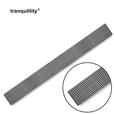 China Modern Wedge Wire Floor Drain 304 / 316 Stainless Steel Linear Bathroom Drain Channel Floor Drain for sale