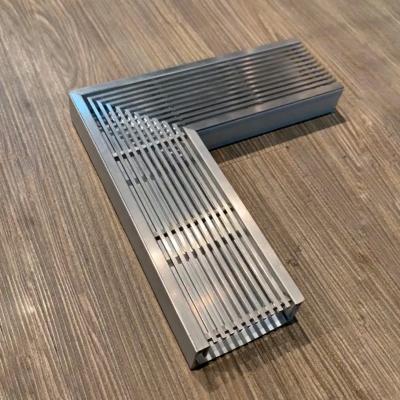 China Traditional Outdoor Floor Drain Garage Floor Drain Stainless Steel Corner Drain 100*40 Floor Drain Outdoor Drain Duct for sale