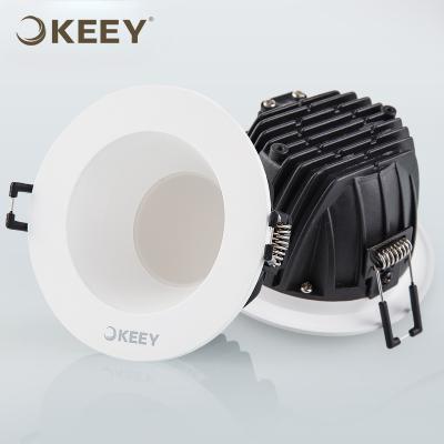 China 2019 hot sale Embeded keey deep stall anti-glare recessed downlight led 4 inch 10w white recessed led downlight for home use TD415 for sale