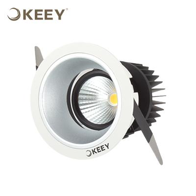 China KEEY Recessed Hotel Projects Sound 10W Dimmable Led Recessed Ceiling Light for sale