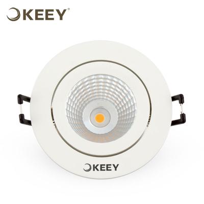 China Embeded keey ultrathin modern ceiling light 6w round led ceiling light cob led ceiling light TH313W for sale