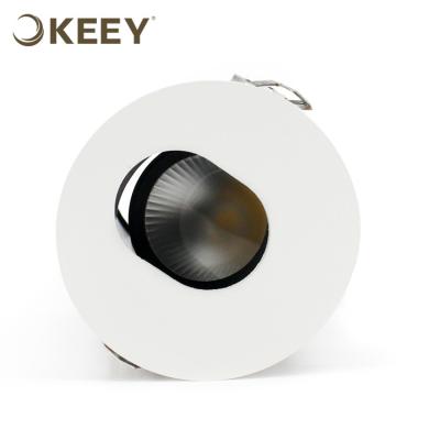 China Modern 2022 keey new launch led ceiling light round 9W cob recessed led ceiling light adjustable for sale