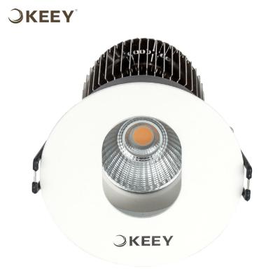 China 2022 hot modern keey tour 9w cob recessed led ceiling lights price adjustable smart ceiling led lighting for sale