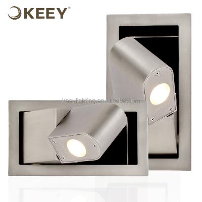 China Keey modern modern wall led lamp bedroom use led wall recessed 6w led recessed wall light ip20 for sale