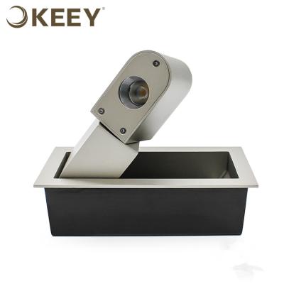 China 2020 hot sale keey recessed 6w led indoor wall light for home use nickel led wall lamp mount light B111D for sale