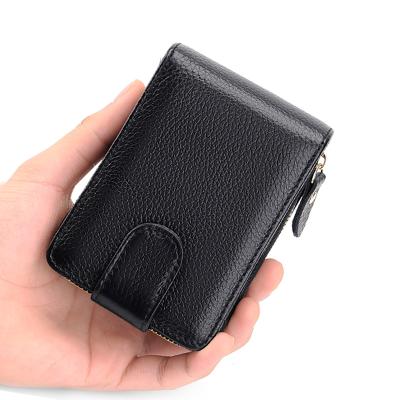 China Mini Wallet Genuine Leather Zero Wallet, Pocket Wallet, Waterproof Men's Wallet Card Bag Smart Wallets for sale