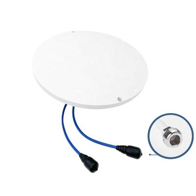 China 5G full frequency indoor omnidirectional dual polarization ceiling antenna 698-6000mhz 5G antenna wifi antenna dual port LSXDOH1A0206 for sale