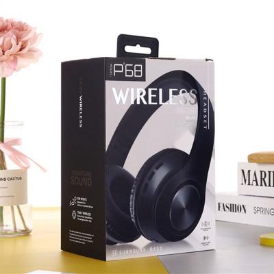 China Sound P68 Gaming Earphone Macaroon Perfect Foldable Headset For AUX Line. TF Card Earphone Mobile Phone Computer Audifonos For Girls for sale