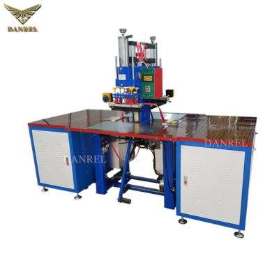 China Doubles Factory Efficiency Pedal Foot Press Two Generators High Frequency Welding Machine Upper Shoes Making for sale